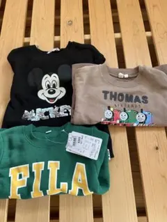 【新品他】グローバルワークスFILA 他トレーナー　まとめ売り90.95.100