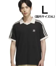 夏セール！ アディダス ワッフル ポロ 半袖 L ネイビー 紺 新品 XL