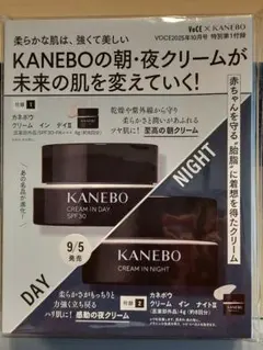 Voce 付録　カネボウ　クリームインデイII クリームインナイトII サンプル