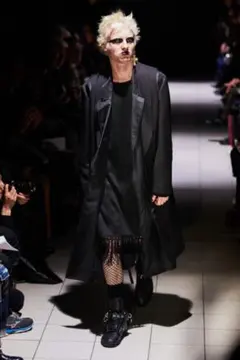 ヨウジヤマモト オム 22AW ベクシンスキーギャバジンロングジャケット