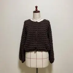 【新品未着用/タグ付き/匿名発送】レディース カーディガン ぽこぽこカーディガン