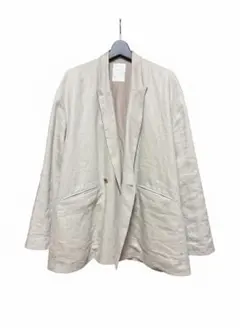 23SS 新品✨ L'Appartement リネンノーカラージャケット 長袖 23SS L'Appartement リネン混ノーカラージャケット 長袖 キナリ - メルカリ