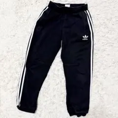 アディダス　adidas スウェットパンツ　ブラック　スリーライン　M