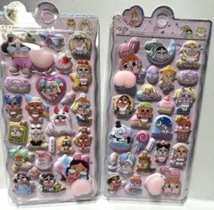 (53)【当日翌日発送】マシュマロおしりシール　2枚セット