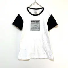 アルマーニエクスチェンジ Ｔシャツ プリント バイカラー セットインスリーブ