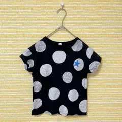 美品 ドット柄Tシャツ 130