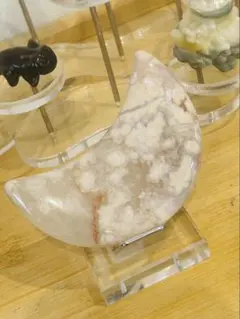 限定価格】鏡餅 お正月飾り ジェスモナイト JESMONITE モノトーン 