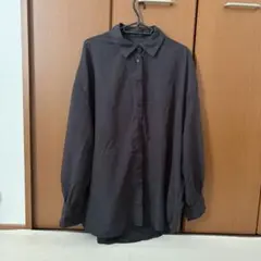 長袖 シャツ ブラウス ブラックのサムネイル