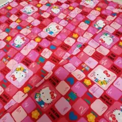 2枚セット　1997 ハローキティ サンリオ レトロ　レアハローキティ 生地