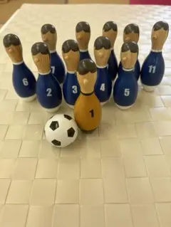 無印良品　木製　サッカー　ボーリング　インテリア