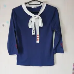 ALGY ネイビー 長袖カットソー