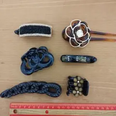 ヘアクリップセット 6点