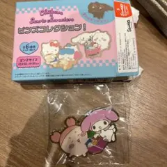 ちいかわサンリオコラボ、ピンズコレクション、カニちゃん、古本屋、マイメロ