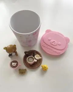 リラックマ ミニチュアセット&蓋付きコップ