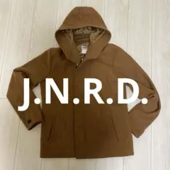 J.N.R.D. フード付き　ブラウンジャケット