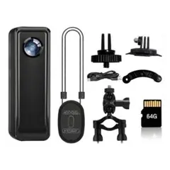 アクションカメラ vlogカメラ 小型 ウェアラブルカメラ 4K マグネット式