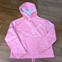 Nike DRI-FIT ピンクパーカー 140