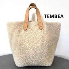 TEMBEA DELIVERY ボア トートバッグ　アイボリー　モコモコ