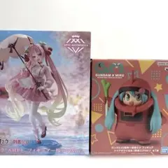 『桜ミク』〜桜ドレス ver.〜/ シャアザクぐるみ [初音ミクVer.] 2種