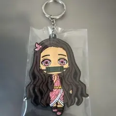鬼滅の刃 竈門禰豆子 ラバーマスコットキーホルダー