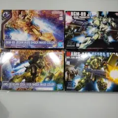 新品未組立品】HGUC 逆シャアセット（ギラドーガ、ヤクトドーガ、リ