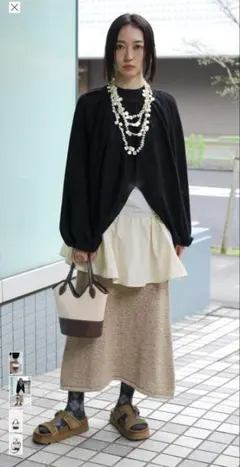 【良品】ZARA ハンドバッグ 2way キャンバス コンビ