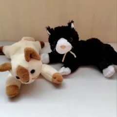 Ty Beanie Babies ビーニーベイビーズ 黒猫 シャム猫