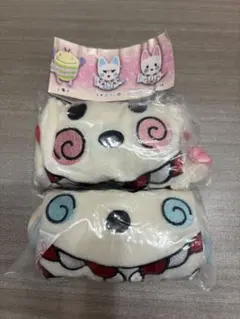 おじゃる丸　ぬいぐるみポシェット カプセルトイ 2個セット　オリコン坊ニコリン坊