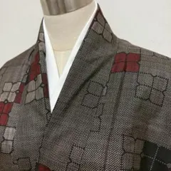 KN5420 大島紬 身丈157cm 着物 正絹