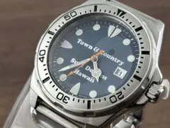 W 電池交換済み メンズクォーツ腕時計ORIENT タウン&カントリー ダイバーのサムネイル