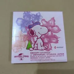 スヌーピー メモ帳 ユニバーサルスタジオジャパン　ピンク　ミニサイズ
