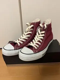 コンバース オールスター ハイカット 7.5 バーガンディ エンジ