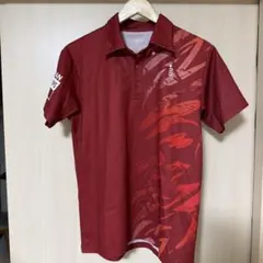 GOSEN ポロシャツ レッド Mサイズ