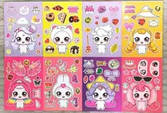 キャッチティニピン　着せ替えシール　16枚セット