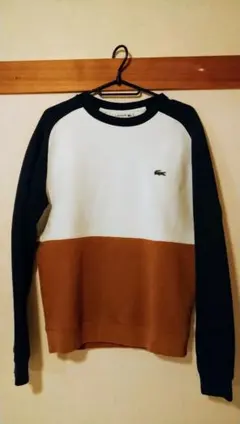 Lacoste ラコステ バイカラー 裏起毛スウェット トレーナー 訳あり値下げ
