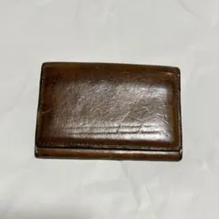 【Paul Smith / ポールスミス】 本革 レザー カードケース ブラウン