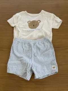 【お値下げ/美品】NEXT ベビー服 Tシャツショートパンツ セット 6-9ヶ月