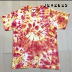 ♦️月末SALE♦️ JERZEES タイダイ Tシャツ Mサイズ ピンク イエローのサムネイル