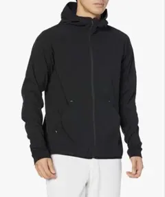 【新品未使用】エスエスケイ　ボンディングパーカー　長袖フル　ZIP ブラック