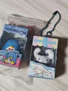 タキシードサム＆シナモロール　チョコボックス★キーホルダー