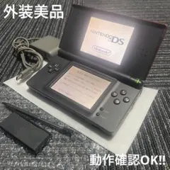 ニンテンドー DS Lite クリムゾンブラック 本体 外装美品 充電器付き