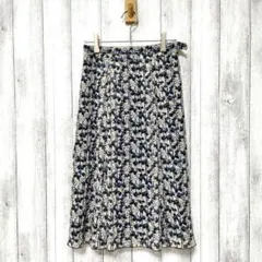 総柄スカート　糸つれあり