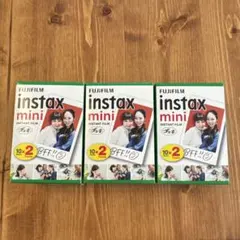 FUJIFILM instax mini フィルム 10枚×2パック　3箱