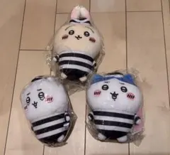 ナガノキャラクターズ ぽてたまぬいぐるみ 囚人(ちいかわ ハチワレ うさぎ)