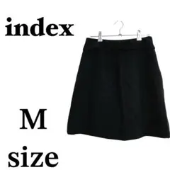 【インデックス】台形スカート　ミニスカート シンプル　無地　リボン　大人　可愛い