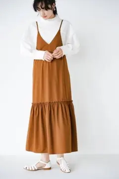 フェリシモｈａｃｏＴシャツに重ねるだけで楽してかわいくなれちゃうキャミワンピース