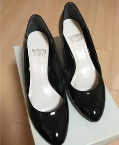 エナメルパンプス 黒のサムネイル