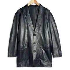 Tomorrow様専用♪美品✨ヴィンテージ ラムレザー チェスターコート L
