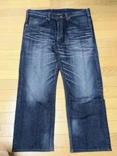 EDWINダークブルー ストレートレッグ デニム