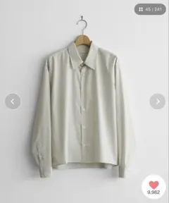 本日限定【WYM】MICRO SPAN CROPPED SHIRT